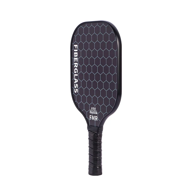 USAPA Approved Pickleball Paddles - Fiberglass Surface, Black Design