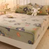 1 Pc Warm Coral Velvet Fitted Sheet Elastic Mattress Cover Fluffy Coral Fleece Bed Sheet Winter Warm and Cosy Plush Fitted Sheet 6