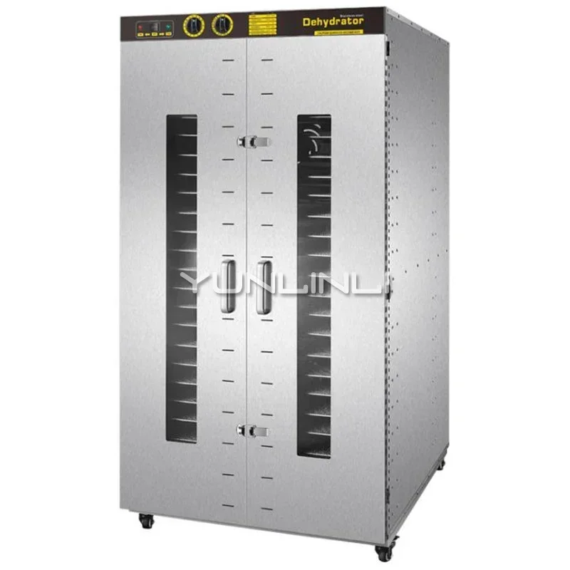 New Commercial Food Drying Machine Stainless Steel Food Dehydrator Fruit/Vegetable/Pet Food/Seafood Drying Device ST-00