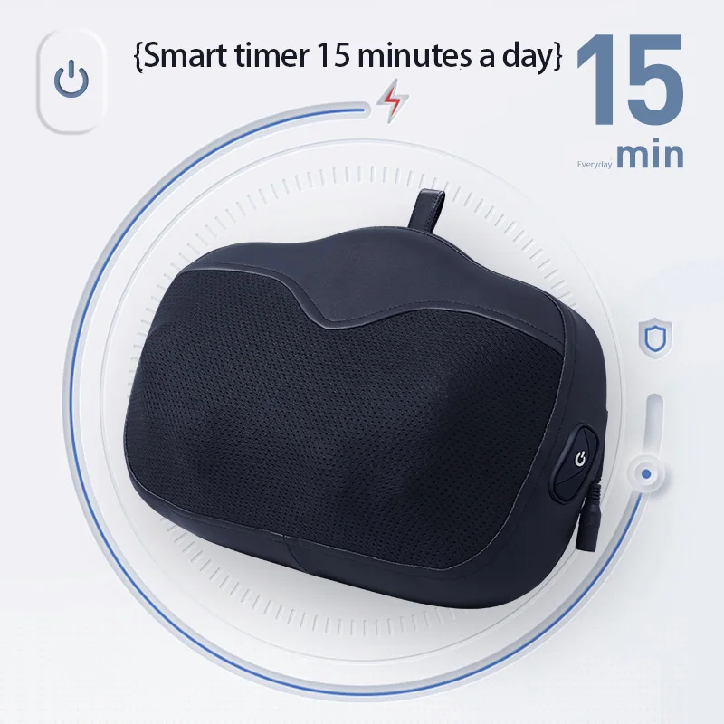Shiatsu Neck Massage Pillow for Home Car Use