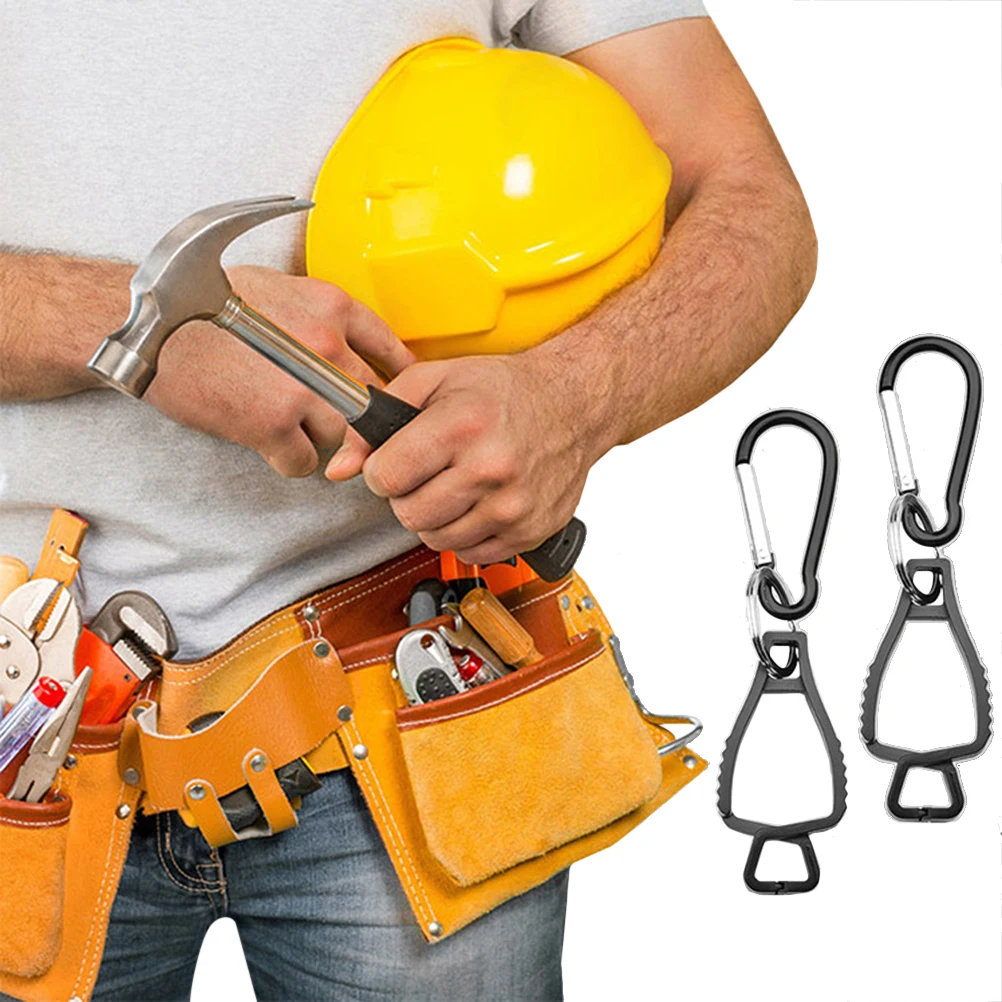 

2Pcs Glove Grabber Clip Holder Work Safety Clip Glove Grabber Catcher Clamp Anti-lost Glove Keeper for Mountaineering Belt Loop