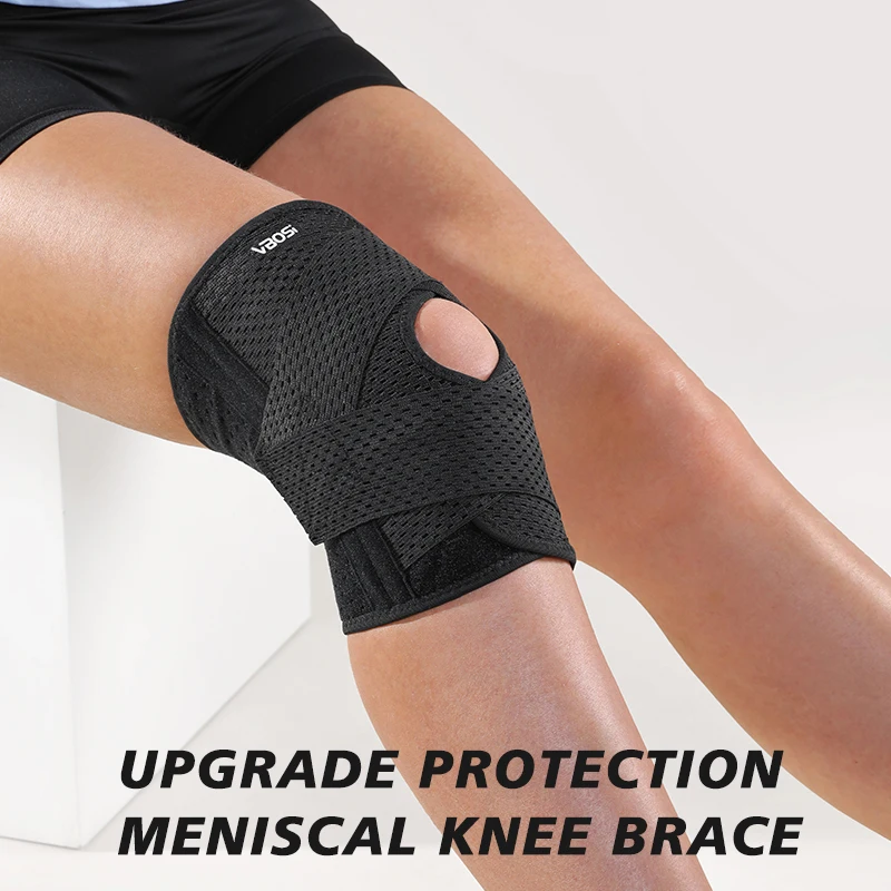 1 Piece Breathable Elastic Lightweight Knee Support Spring Stays for Basketball Running Women Men