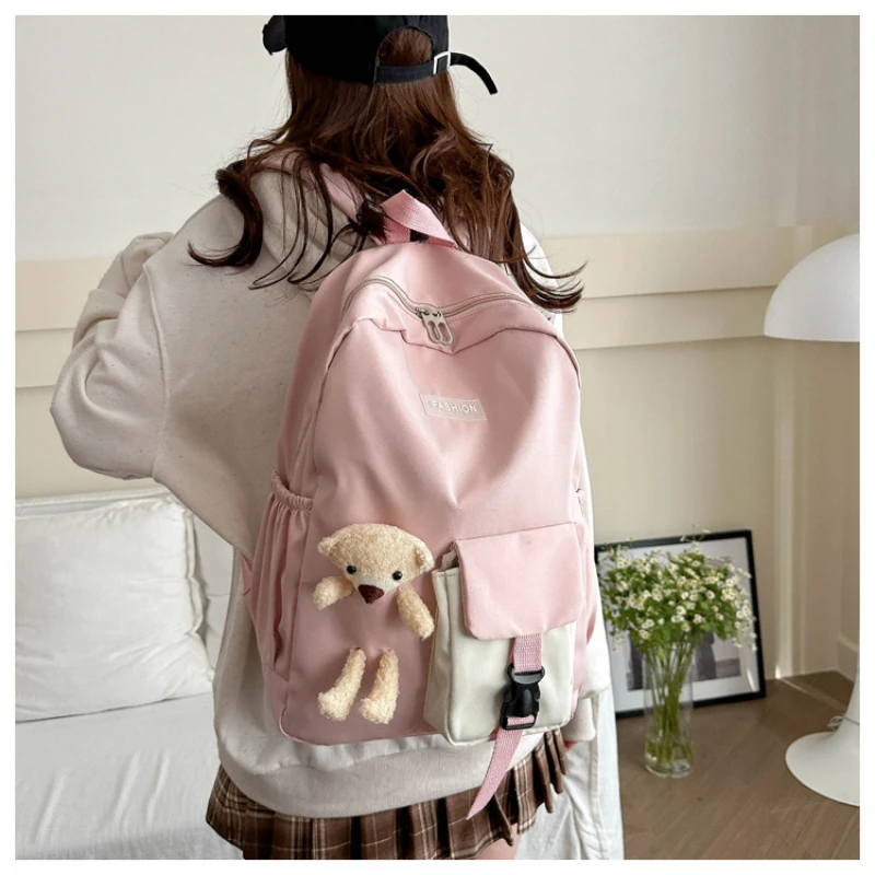 

Женская сумка, рюкзак, рюкзаки для женщин 2024, женские вместительные сумки, роскошная эстетика, модный школьный ранец для женщин