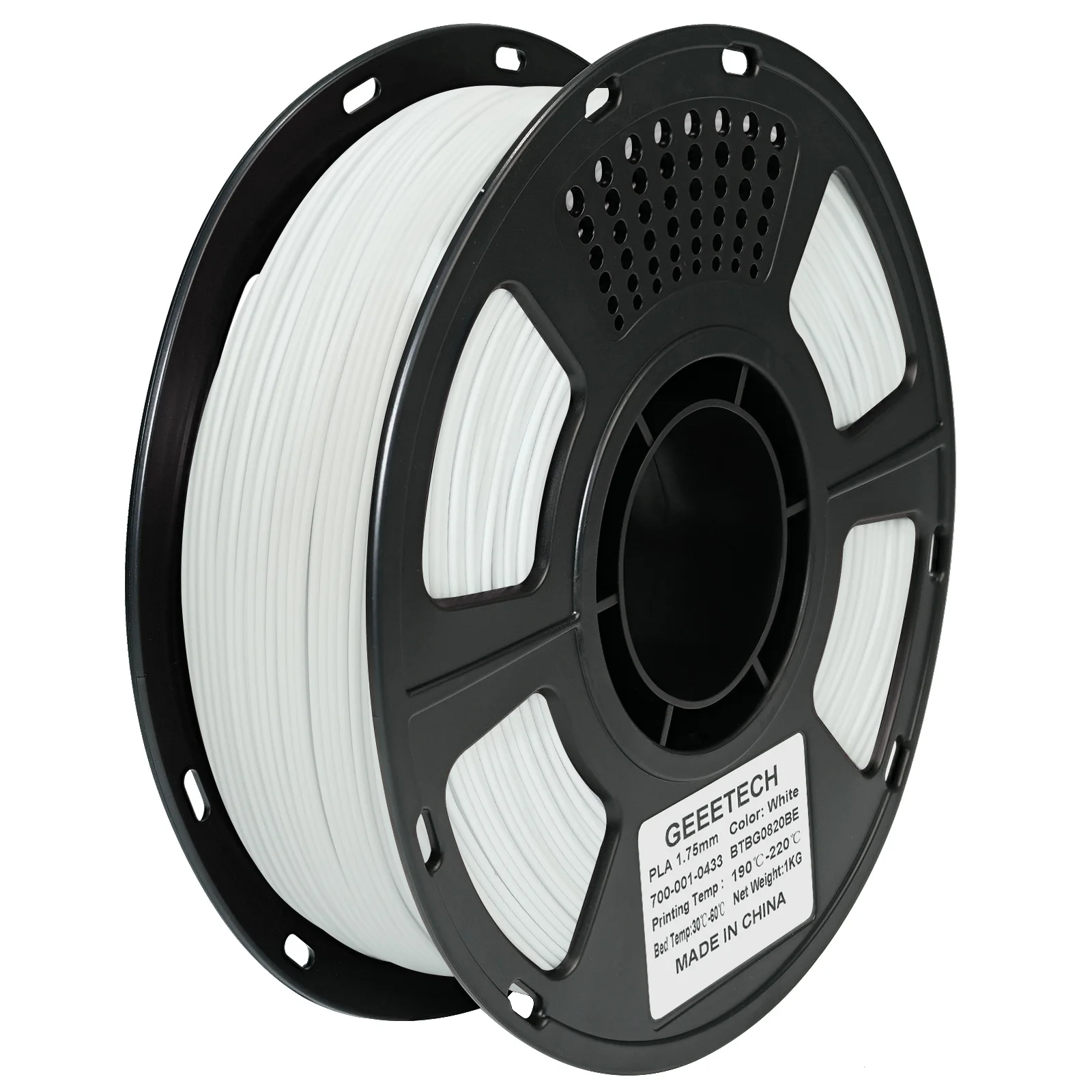 Geeetech Premium PLA Filament - 1kg Spool, 1.75mm, High Precision, Free Shipping