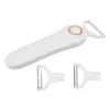 Rechargeable Peeler Wear Resistant Electric Peeler PTC Thermal Protector ABS Stainless Steel Good Tactility for Kitchen 6