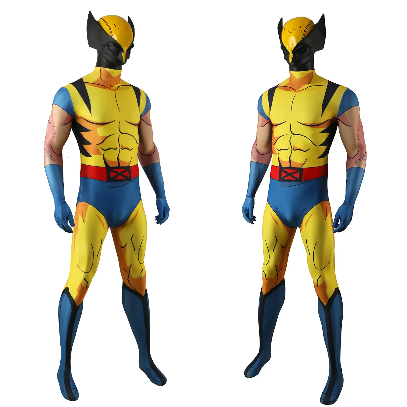 Marvel-Inspired Wolverine Cosplay Bodysuit for Men