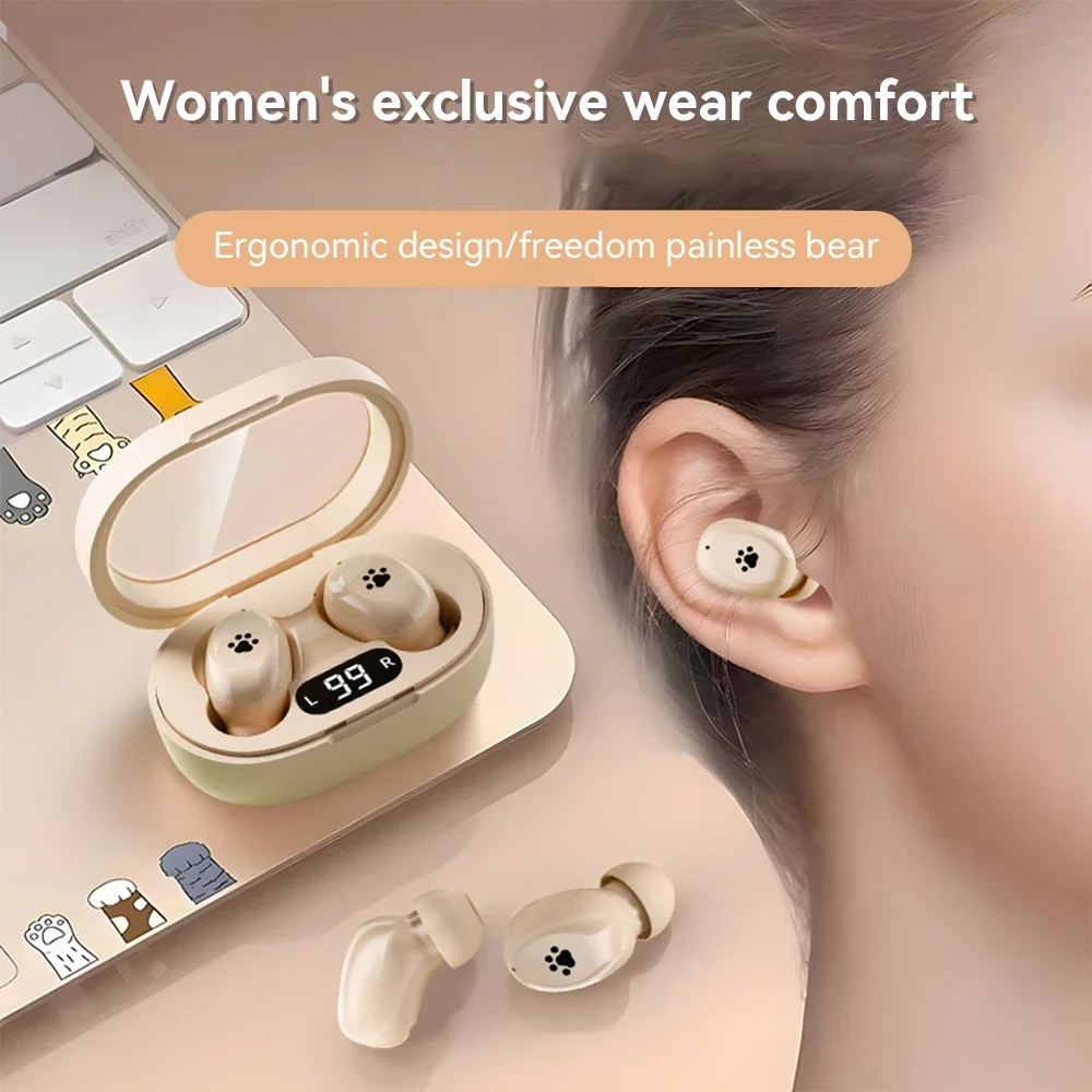 Wireless Bluetooth Headset B2 Cat's Paw Portable Mini In-Ear