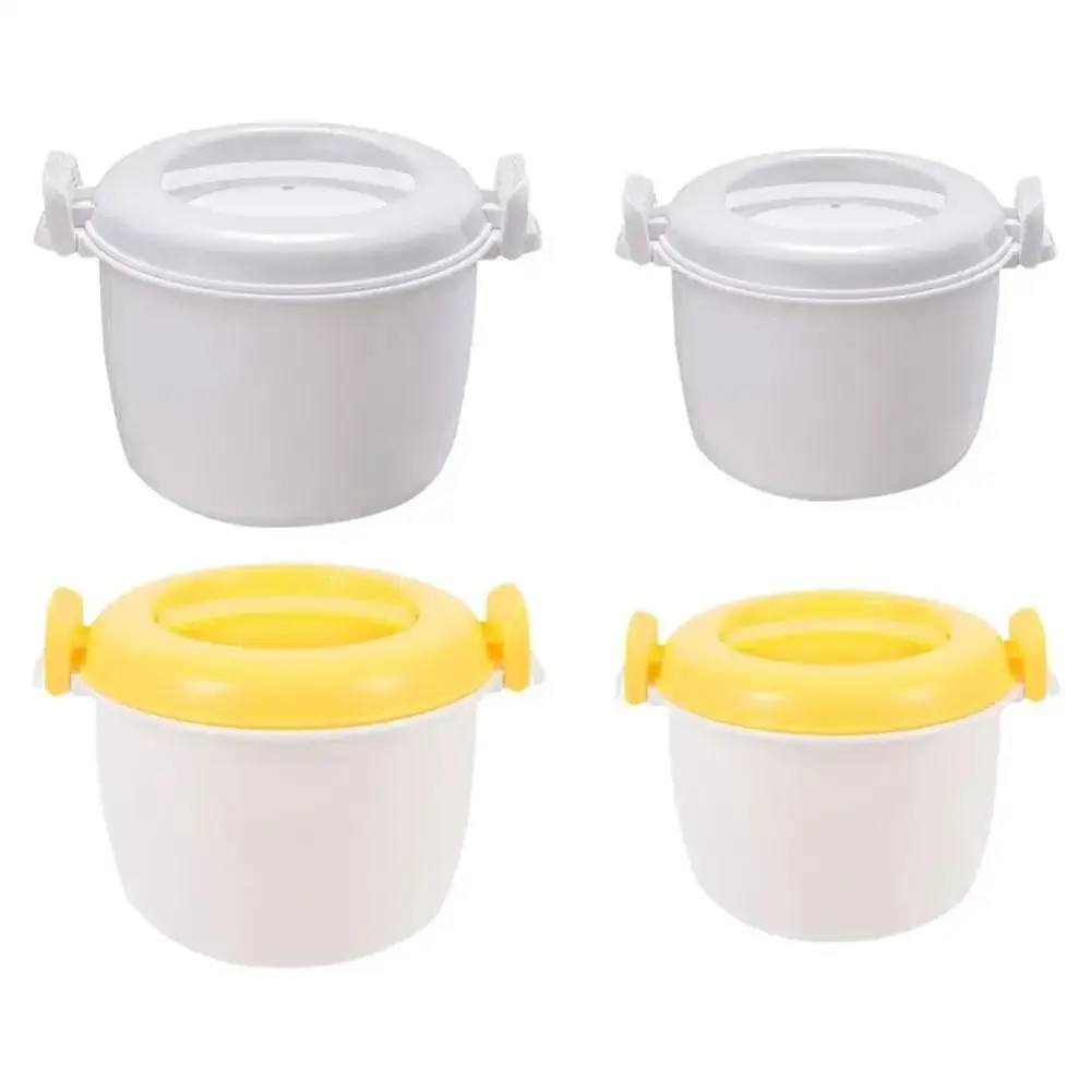 Description Picture 3 of itemMicrowave Rice Cooker Steamer Pot Pastamaker Oven Veggie Cookware Cooking Soup Pressure Pots Bowl Micro Vegetable Container