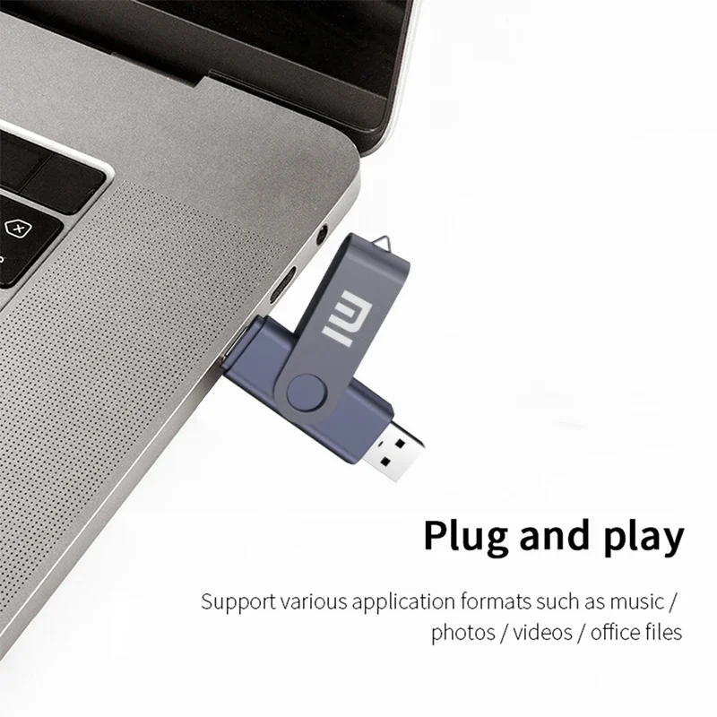 Xiaomi 2TB USB 3.2 Pendrive z szybkością transferu metalowa karta pamięci typu C interfejs Flash Pendrive wodoodporny kij