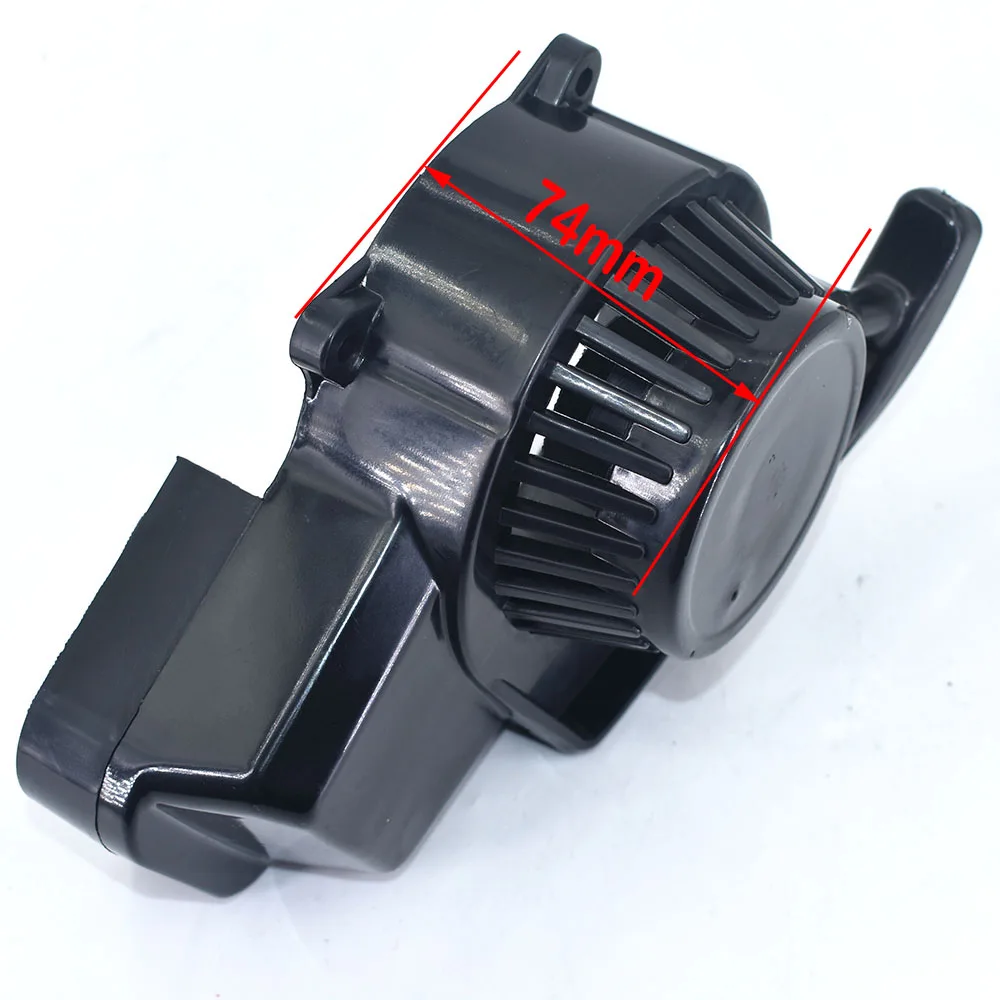 Pull Starter Plastic Cover Pull Starter Start with Aluminum Core Mini Pocket Bikes ATVs Quad 49cc Mower Engines