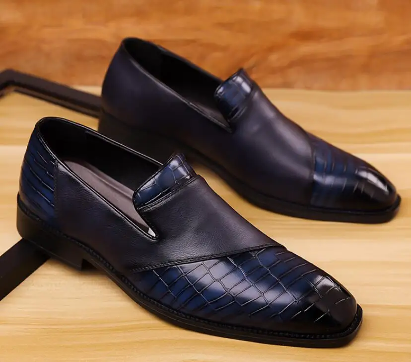 Men's Business Fashion Soft-soled shoes 46 Rubber Comfortable Formal Casual foot cover Breathable oversized party wedding shoes