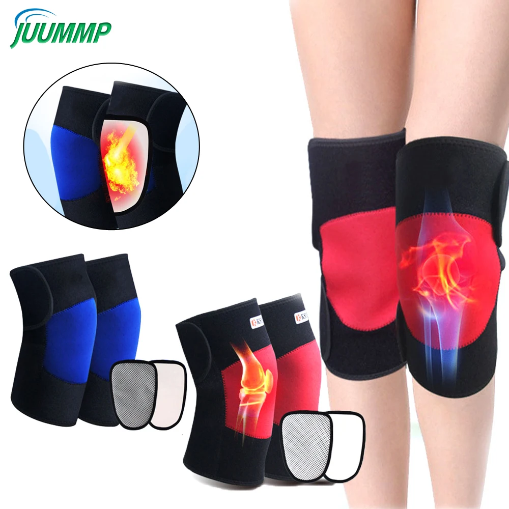 

1Pair Knee Brace Self-Heating Magnetic Therapy Knee Wrap Adjustable Magnetic Therapy Knee Pad Support For Arthritis Pain Relief