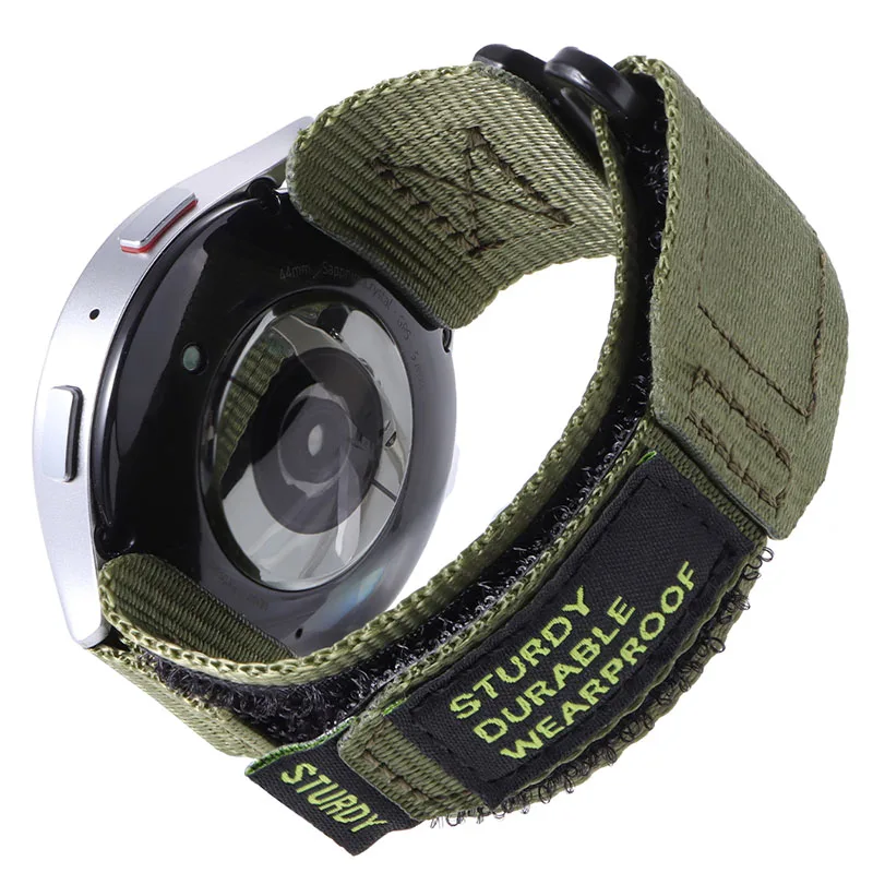 Waterproof Nylon Canvas Sport Watch Band - Soft & Comfortable Outdoor Replacement Bracelet for All Genders