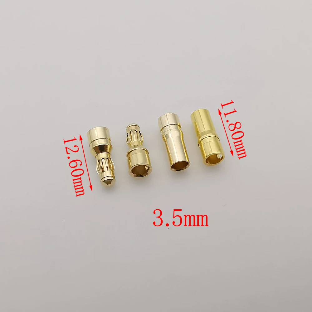 Connecteurs Batterie RC 2.0/3.0/3.5mm Lot 5/10 Paires
