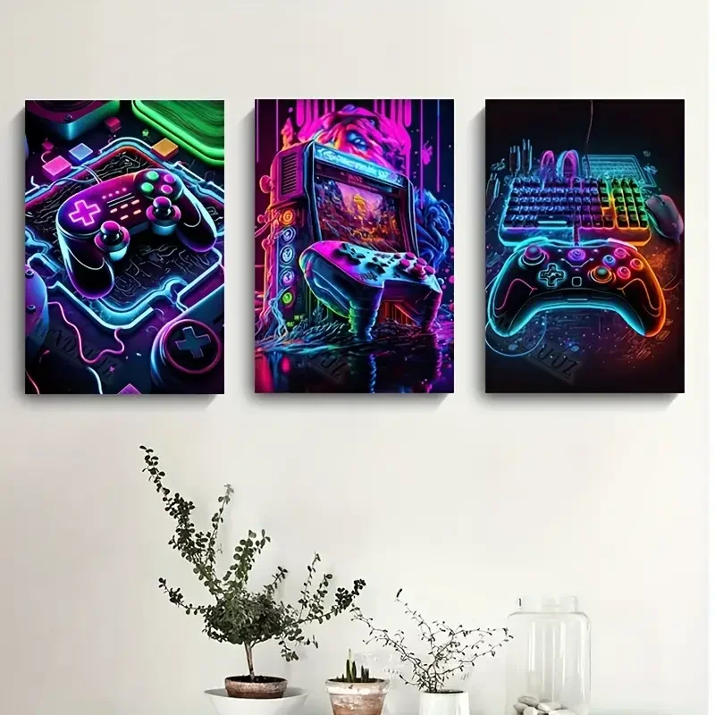 Gaming Graffiti Canvas Set 2