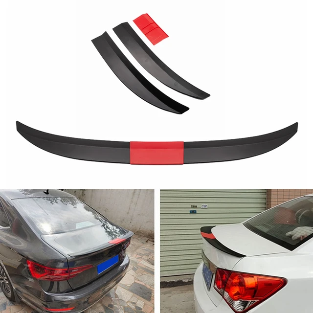 Carbon Glossy Matte Car Spoiler Wing Universal Car Rear Trunk Spoilers  Refit Spoiler Tail Wing DIY Exterior Decoration Sticker - AliExpress