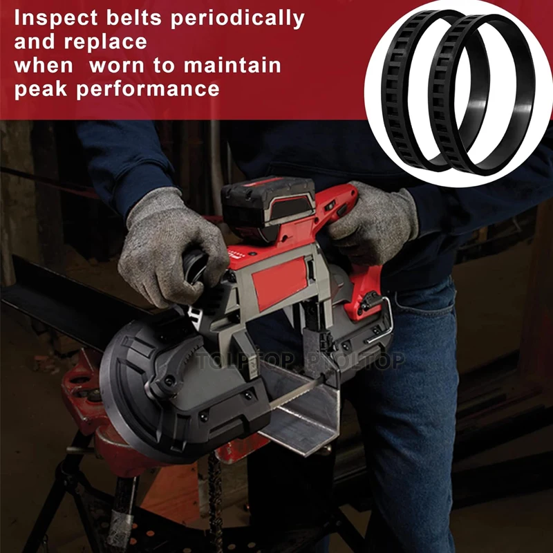 4 Pack)45-69-0010 Blade Pulley Tire Fits For Milwaukee Band Saws Deep - View #13