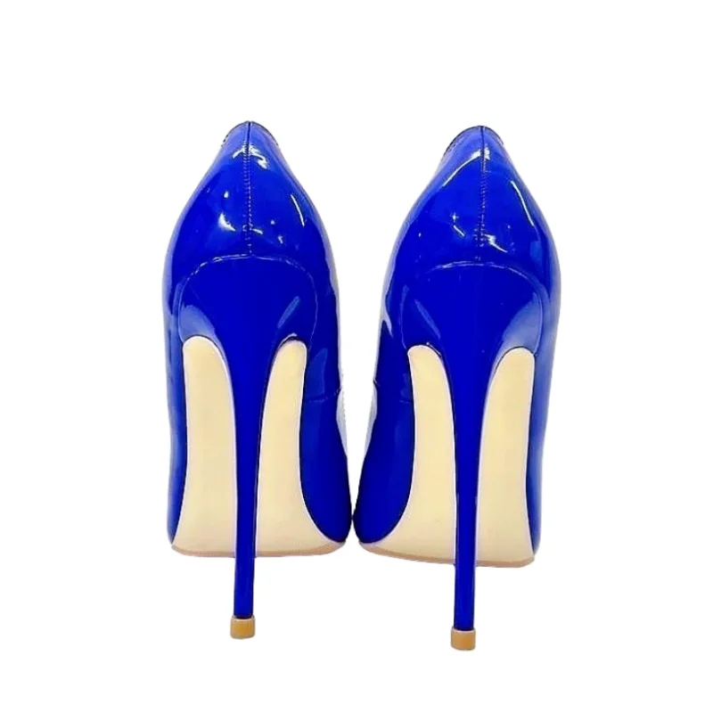 Blue Night Out Stiletto High Heels Shoes