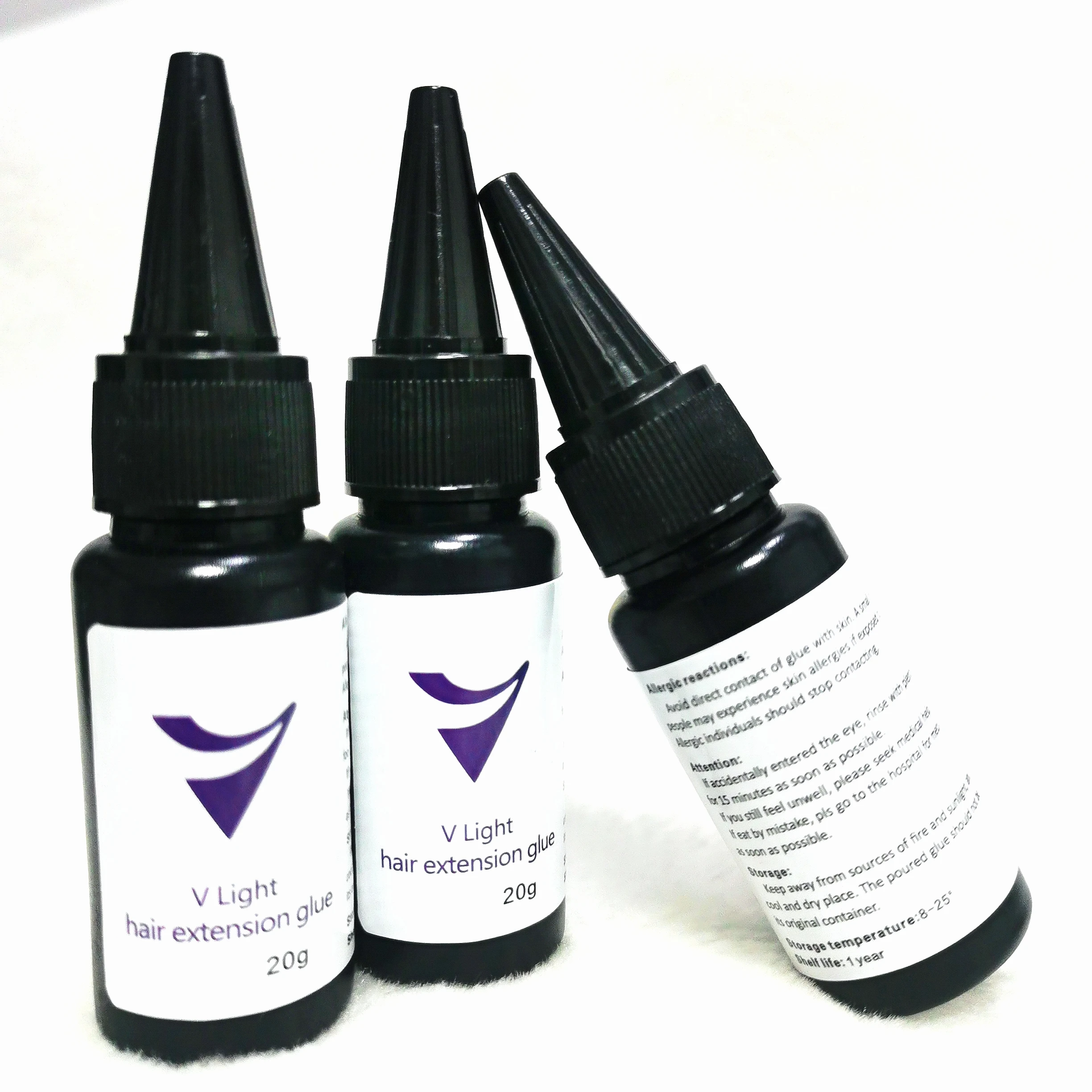 V-Light glue 20g for Tape hair extension tool professional V-Light Technology glue for HairExtension Wig Hair Piece wig glue hair extension tool