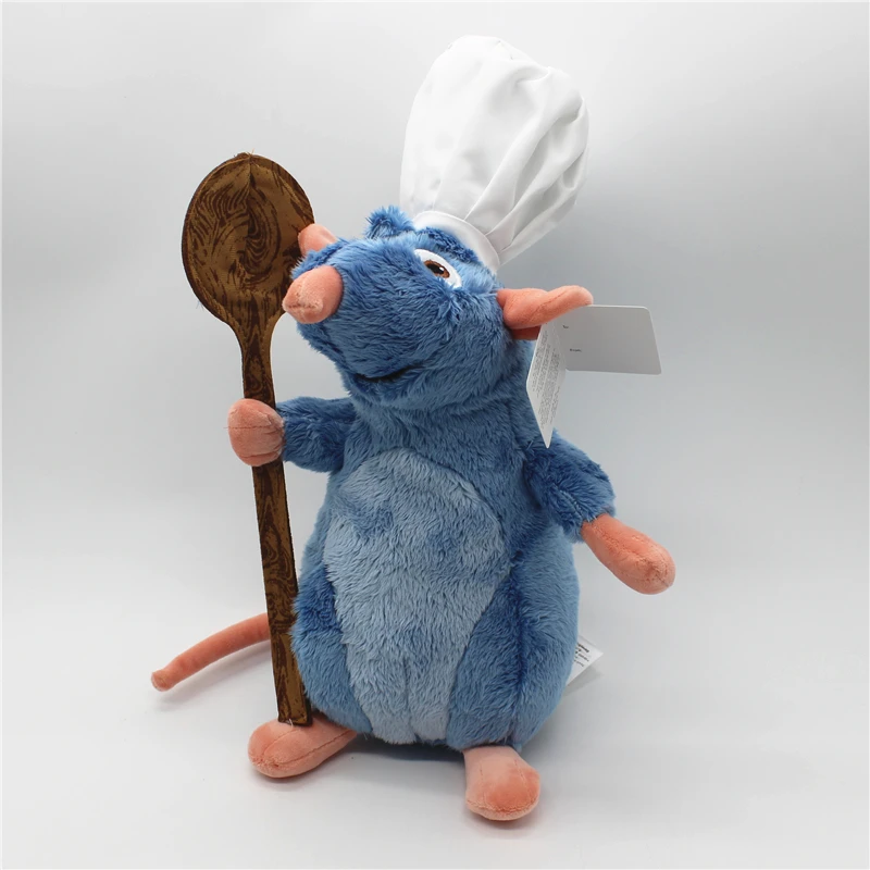 thumbnail image 1 of 1 pieza Disney Ratatouille Remy Mouse mano con pan juguete de peluche animales de peluche suaves juguetes para niños, 1 of 5