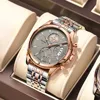 POEDAGAR Luxury Watches Sport Top Brand Military Calendar Waterproof Stainless Steel Multifunctional Men Watch for Man Clock+Box 2