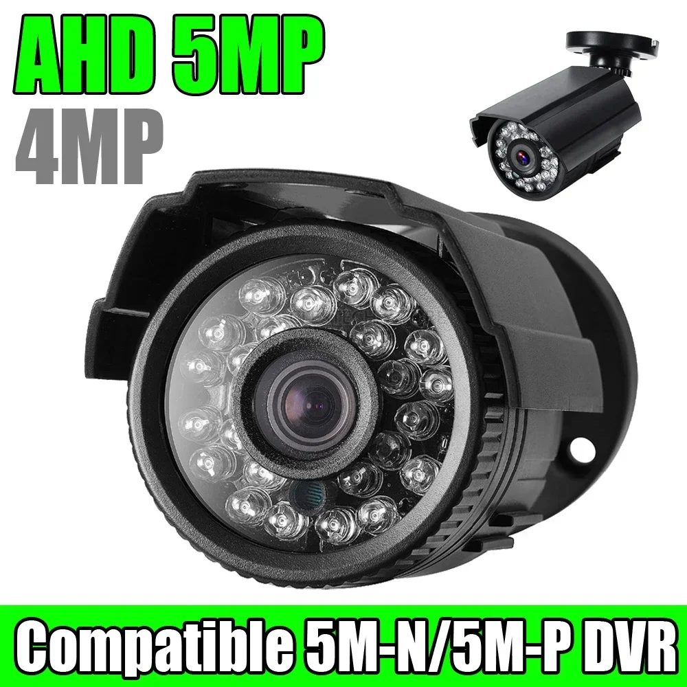 

5.0MP Surveillance CCTV AHD Camera 4in1 For Home 4MP 5M-N 2K FULL Coaxial Digital HD AHDH outdoor Waterproof IP66 IR have Bullet