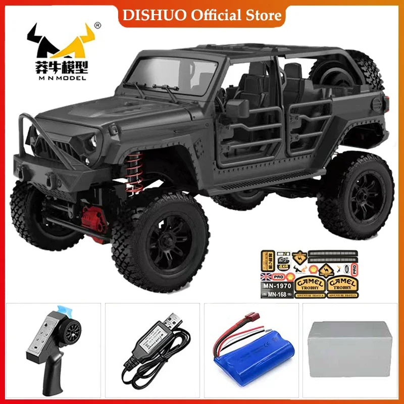 Voiture RC MN128 Orange 1/12 2.4GHz 4WD Buggy Électrique