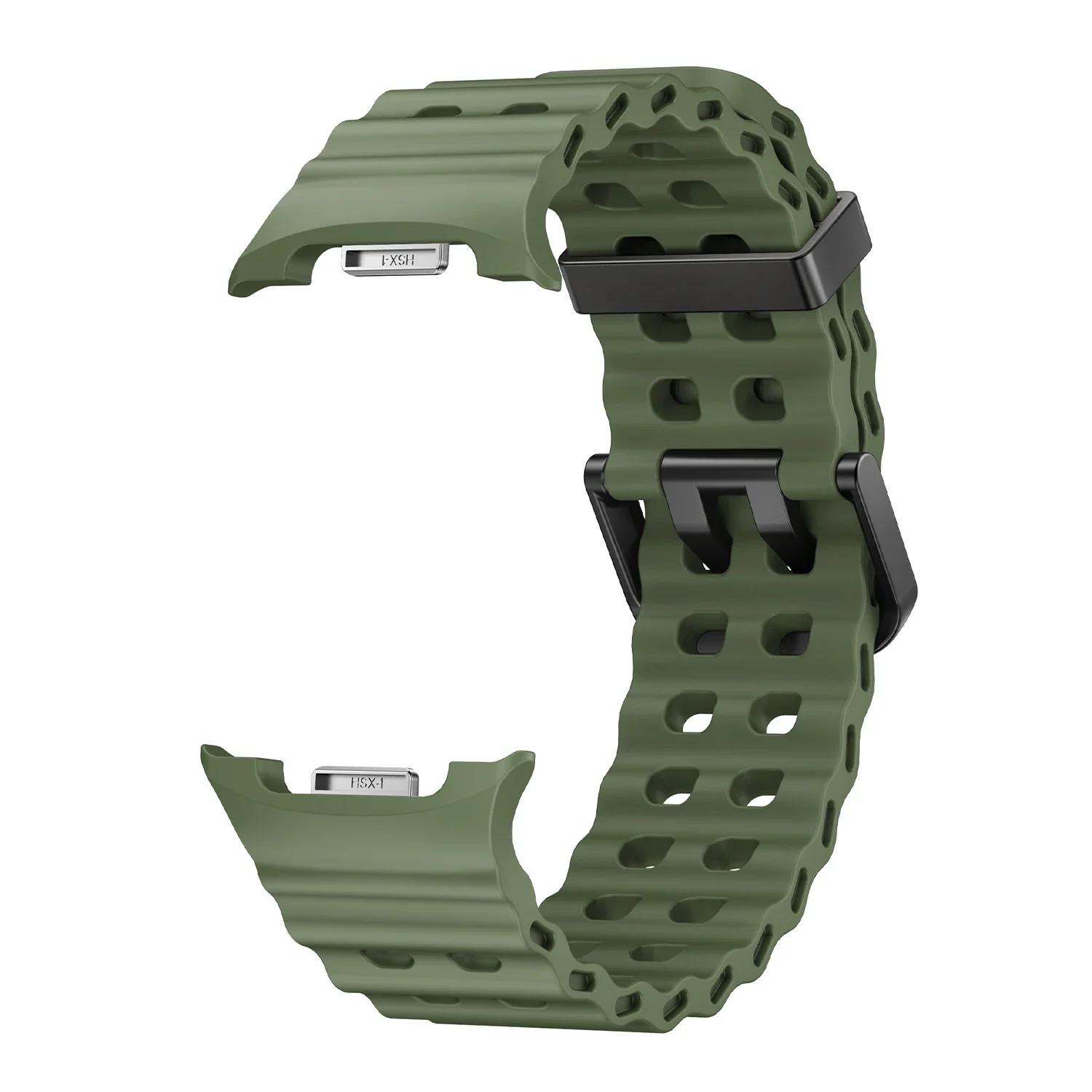 Elastic Silicone Sport Band for Galaxy Watch - Marine Blue Strap
