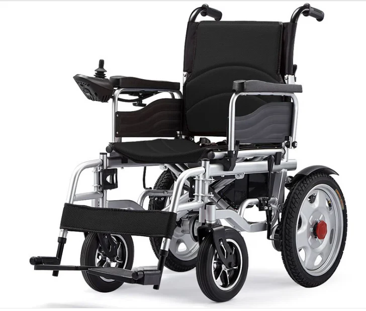 thumbnail image 1 of Silla de ruedas eléctrica para personas discapacitadas, ligera, económica, plegable, para viajes, 1 of 4