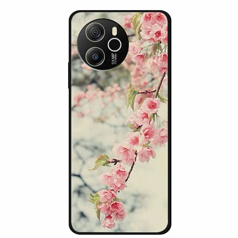 Black Silicone Soft Back Protective Case Cover