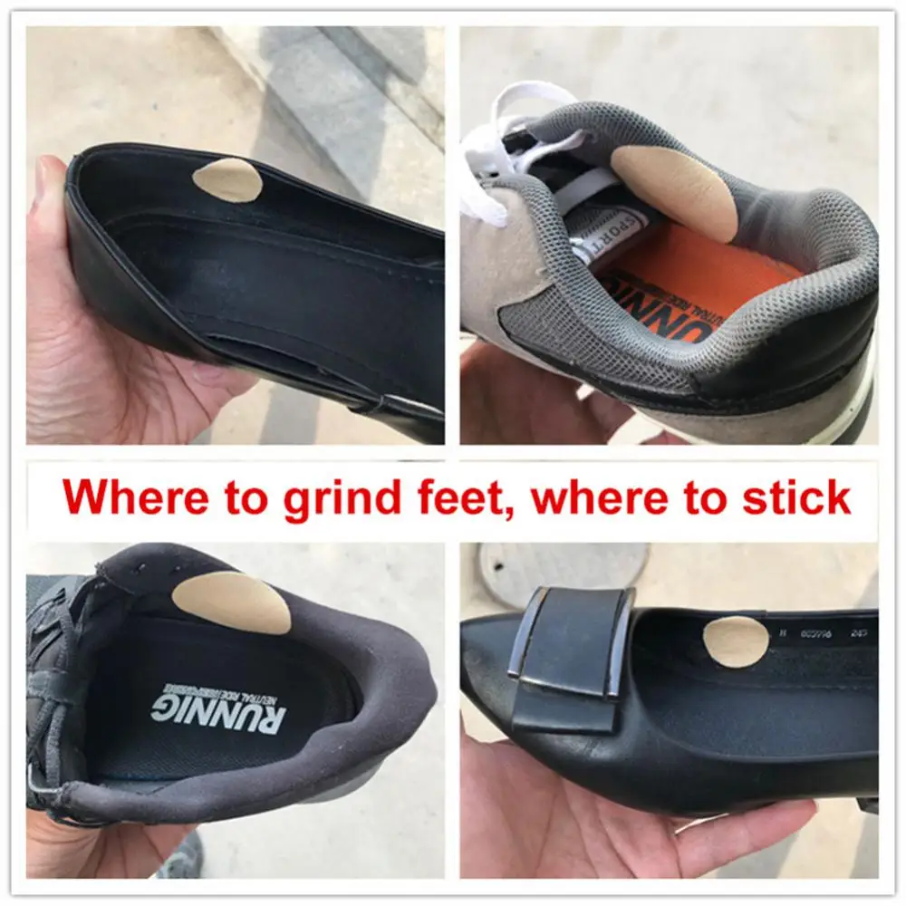 1/3/5SETS Heel Protector Adjustable Size Foot Care Inserts Heel Pads Adhesive Heel Repair Subsidy Shoes Patches Antiwear 6