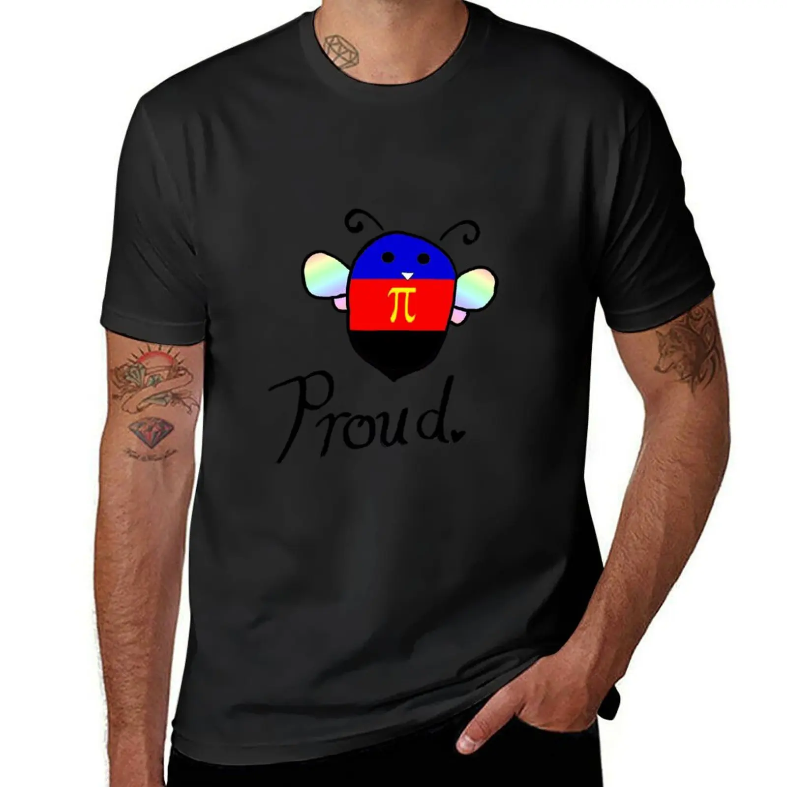 

polyamorous bee T-Shirt plus size tops graphics funnys blacks clothes for men