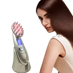 Laser head massage comb infrared micro-current hair growth liquid introduction device vibration massage scalp anti-dropping #10