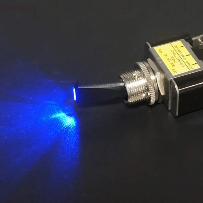 30A 12V LED Toggle Switch 3Pin SPST 2 Position ON Off For Automotive Car Aircraft 1PCS