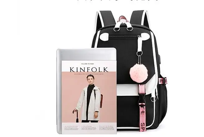 K-uromi Anime Mini Rucksack Für Mädchen – Kawaii, Wasserdicht, Einstellbar, Ideal Für Schule & Reise
