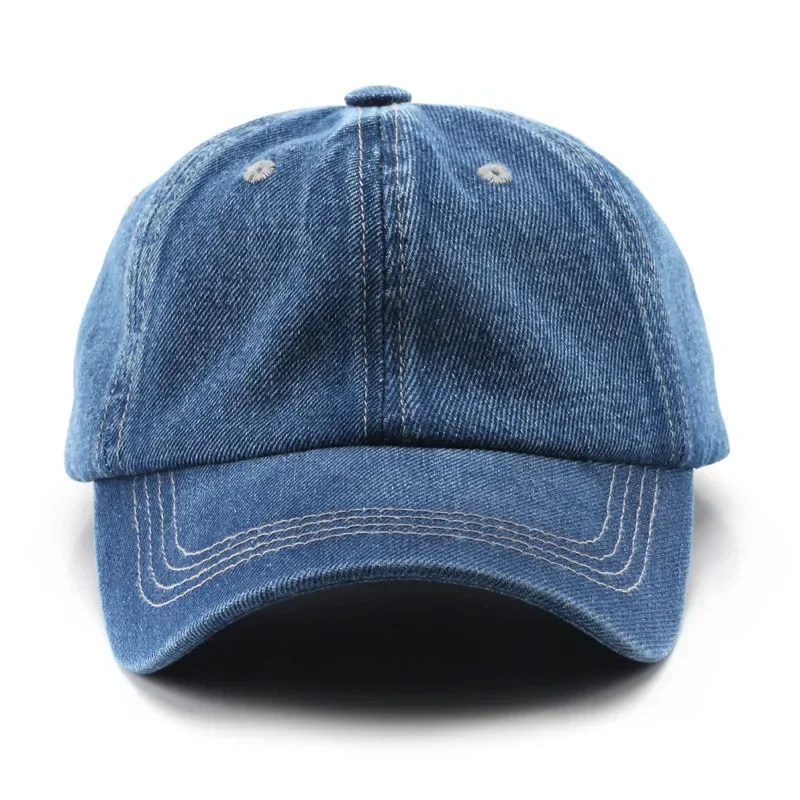 High Quality Denim Baseball Cap Men Women Jeans Snapback Caps Casquette Plain Bone Hat Gorras Men Casual Blank Dad Male Hats 2