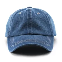 High Quality Denim Baseball Cap Men Women Jeans Snapback Caps Casquette Plain Bone Hat Gorras Men Casual Blank Dad Male Hats 2