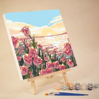 Abstract Sunset Paint Kit 19