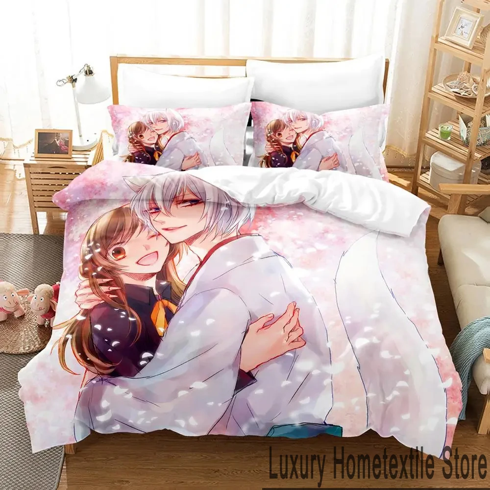 

3D Print Kamisama Kiss Tomoe Anime Bedding Set Boys Girls Twin Queen King Size Duvet Cover Pillowcase Bed boys Adult