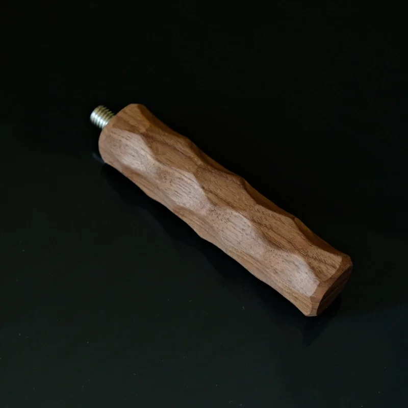 Description Picture 3 of itemfor semi-automatic coffee machine Handle, walnut wood handle M10 screw dragon ridge