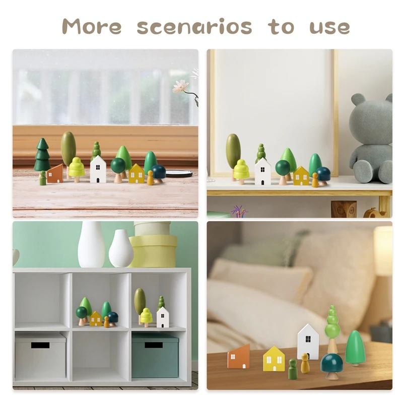 Montessori Wooden Handmade Toys E-Friendly Materials Baby Preschool Education Props Parent-Child Game Birthday Gift For Child