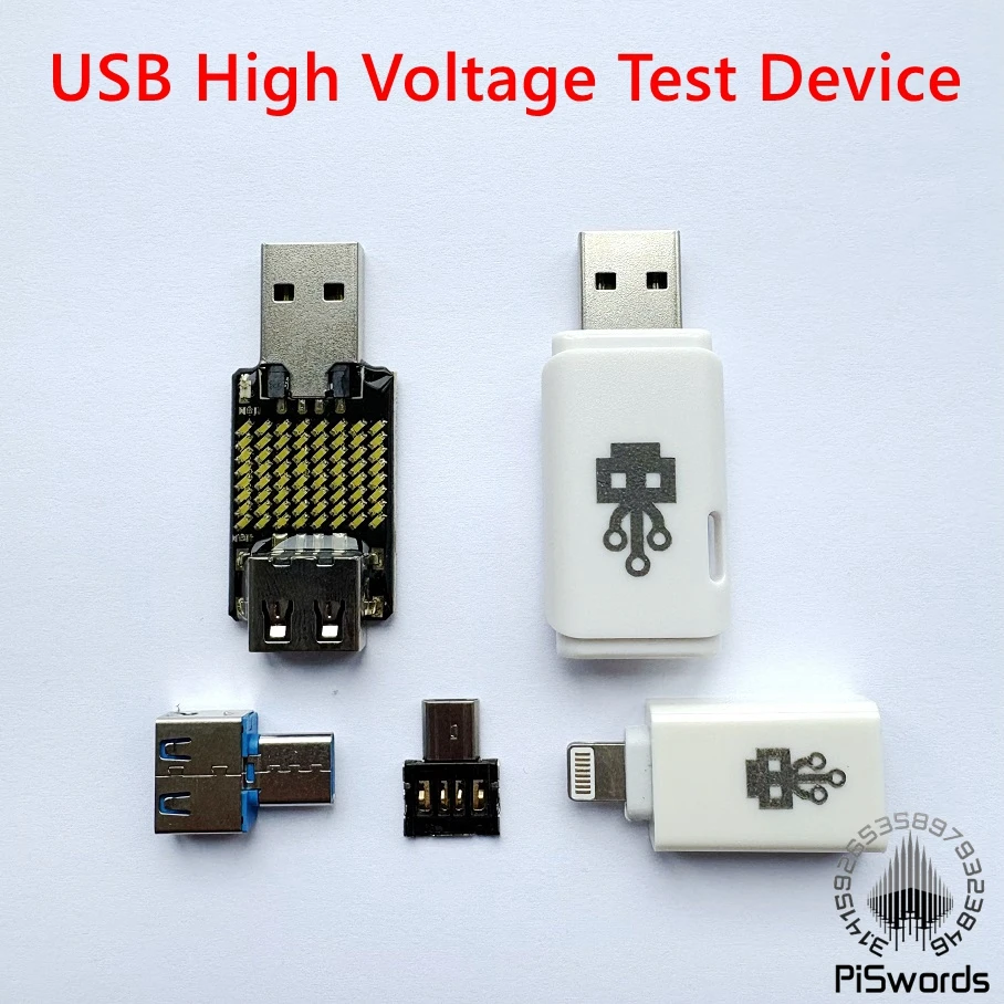 USB Voltage Test Device With LED Test Board