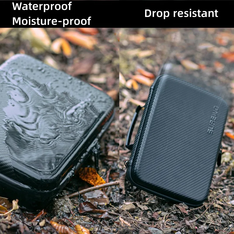 Portable Case PU Waterproof Bag Charger Battery Base Selfie Stick Storage Handbag for DJI Osmo Action 4 /3 Camera Accessories 4