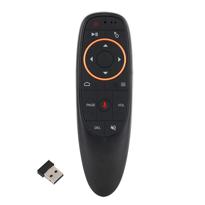 

G10S Air Mouse Voice Remote Control 2.4G Wireless Gyroscope IR Learning for H96 MAX X88 PRO X96 MAX Android TV Box HK1