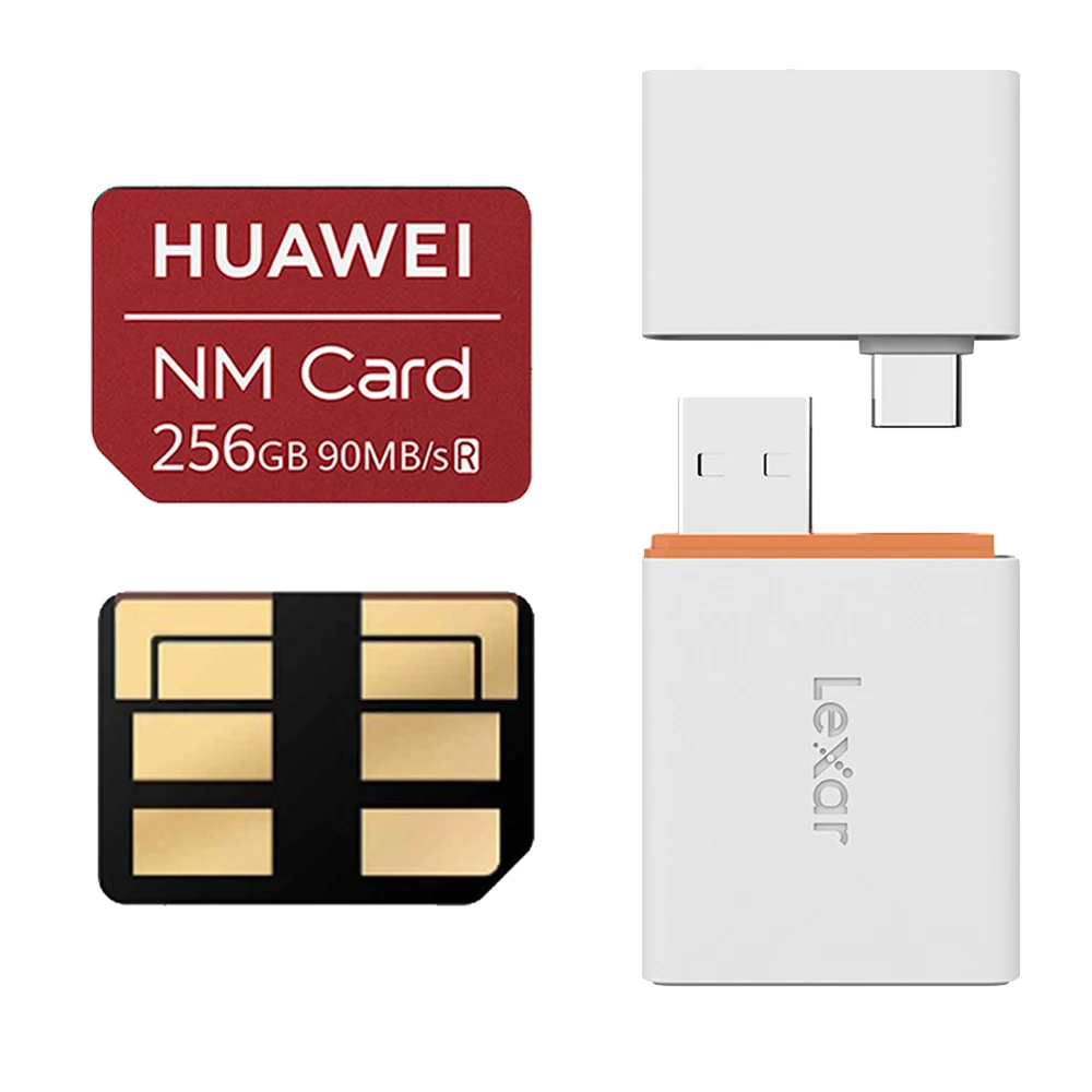 Huawei NM Card 256GB Nano Memory Card 90MB/s Apply Huawei P30/Pro Mate  20/X/Pro USB3.1 Gen 1 NM Card Reader Nano Memory Card