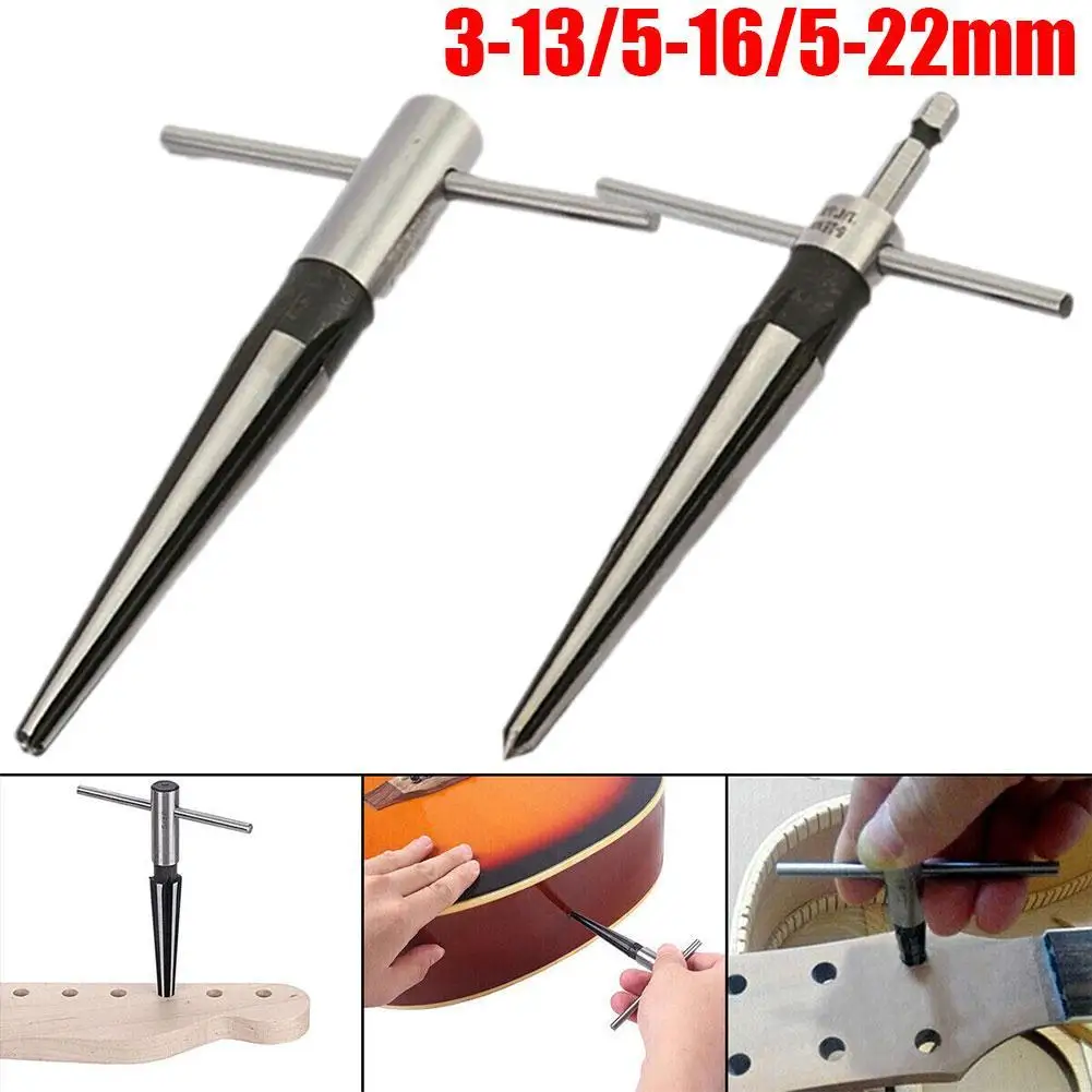 Alesatore Conico Per La Lavorazione Del Legno 3-13Mm E 5-16Mm 5-22Mm Alesatore In Metallo Sbavatura Ingrandisci Foro Per Perno Strumenti Per Alesatore