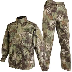 Uniforme táctico de combate BDU, traje Ghillie de camuflaje Kryptek Mandrake, campo de batalla, Airsoft, Paintball, entrenamiento, ropa de caza