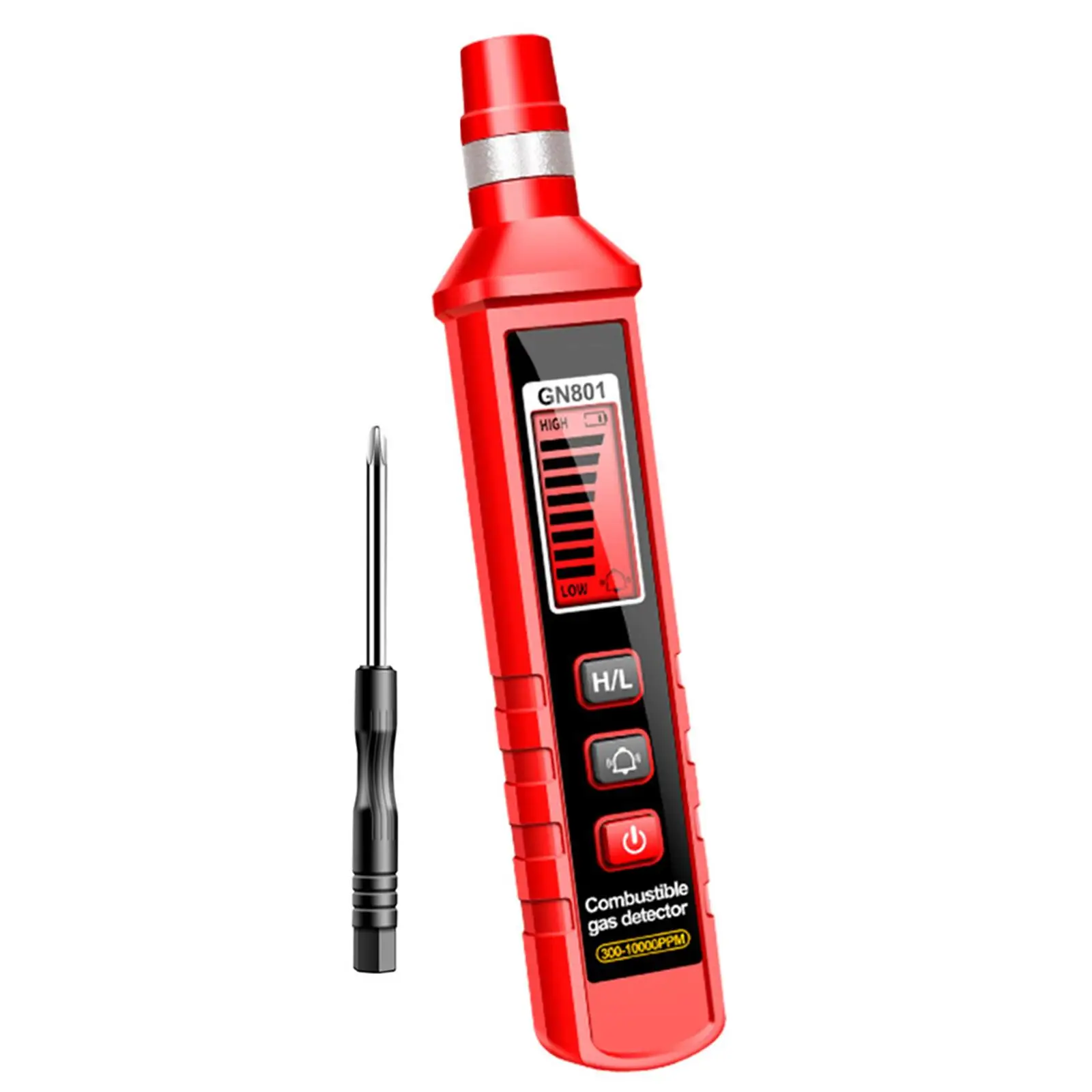 Portable Gas Sniffer Compact with Audible and Visual Alarm Gas Leak Tester