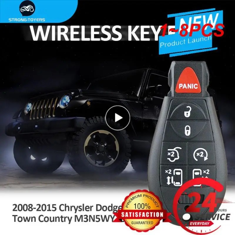 

Умный ключ для замены ключа, 1-8 шт., модель Chrysler Dodge 2011-2019 с безключевым двигателем Go foмене 5026591AK 433 МГц PCF7945