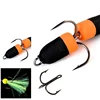 New polychrome Size Foam bait Bass Lure 4.5g Soft Fishing Luya Bait Density Foam Swim Baits with 2 Treble Hooks 4